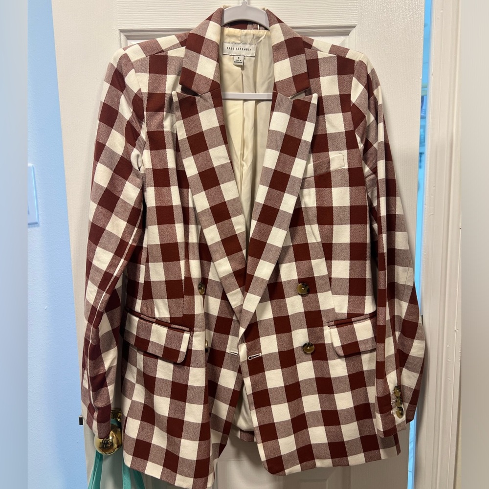 Plaid blazer